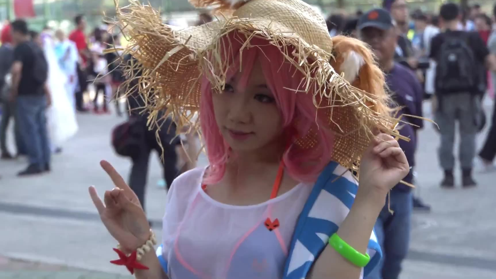 Cosplay CWT52 fate fgo玉藻前的帽子太有个性了